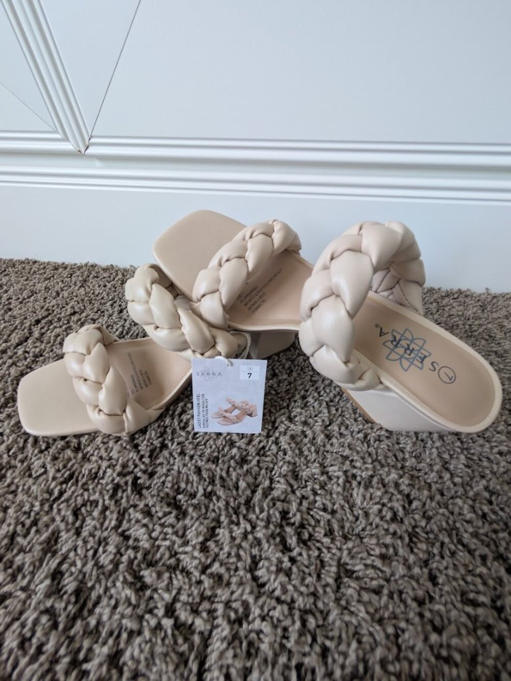Women's Wedge Strap Sandal - NWT & box